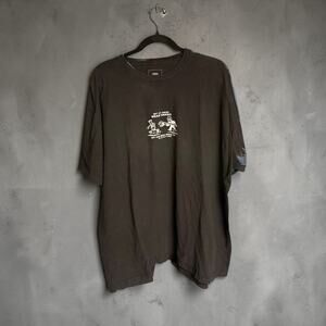 VANS Off the Wall Don't Get Screwed Mens Tshirt - Black Size XX